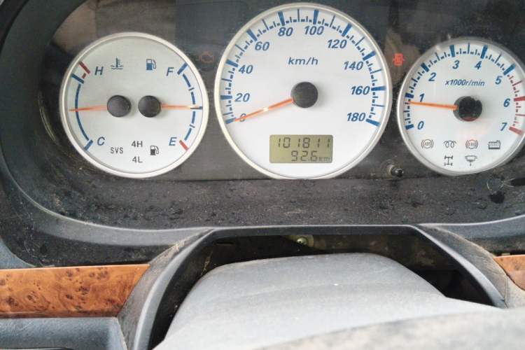 Used King Long Golden Way  Odometer Close Up