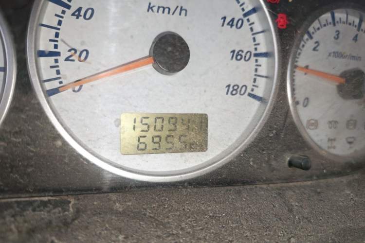 Used King Long Golden Way  Odometer Close Up