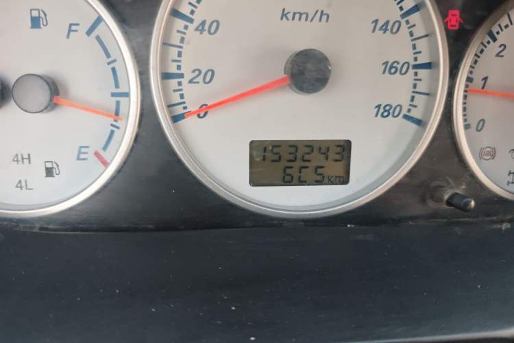 Used King Long Golden Way  Odometer Close Up