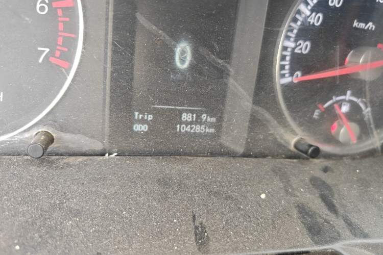 Used King Long Golden Way 2021 2.2L Jiemu Van Flat Roof V22H Odometer Close Up