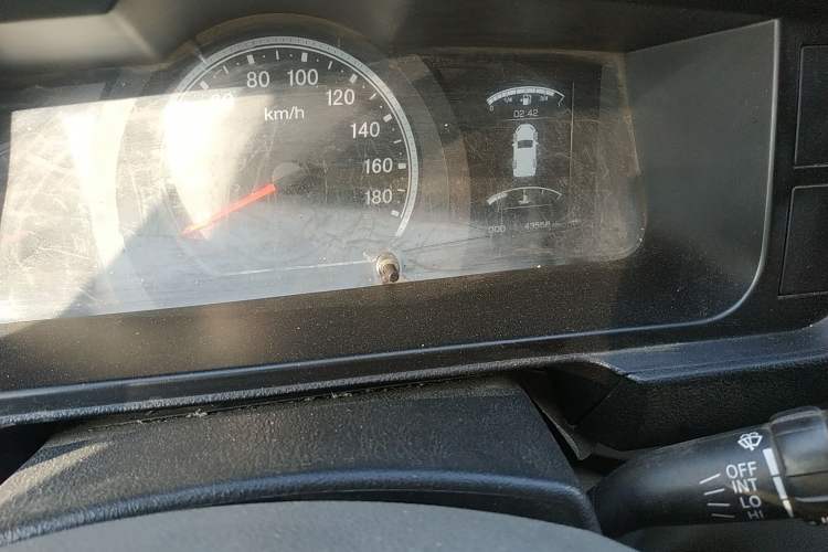 Used King Long Kairui Haoke 2022 2.0L Changyun Standard 6-Seater Flat Roof 1TZS Odometer Close Up