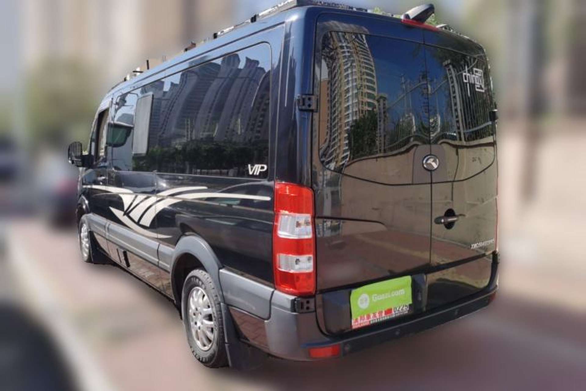 Used King Long Kaite 2018 2.8T Shangchai Business Vehicle SC28R Rear Left 45 Deg