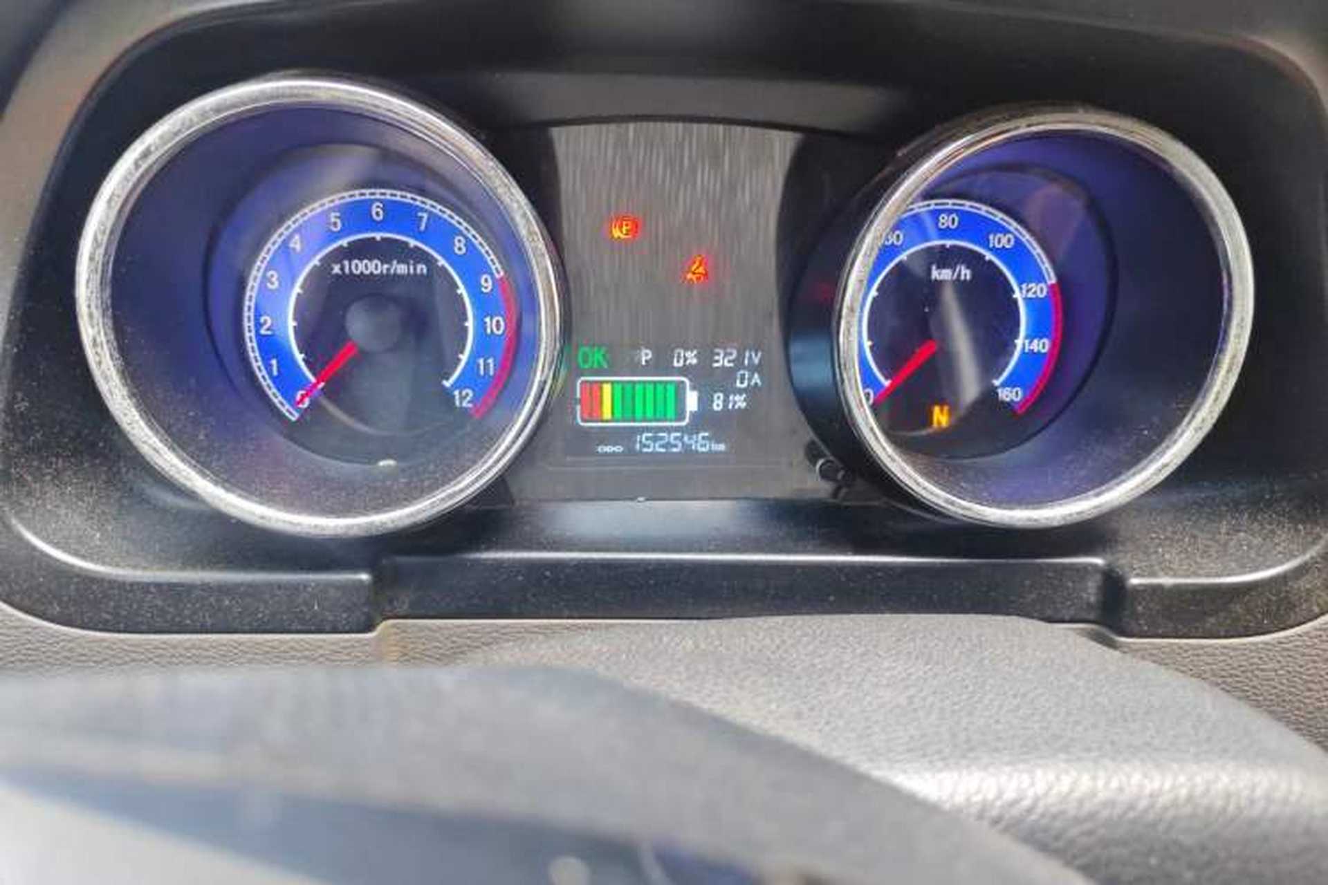 Used King Long Longyao 6 2022 Innovative Hang 38.64 kWh Van Series Odometer Close Up