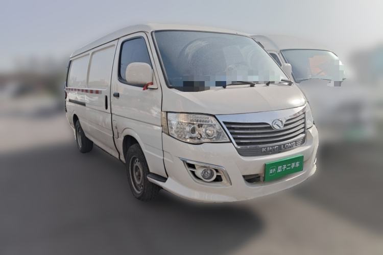 Used King Long Longyao 8 2021 41-Foot Cargo Van with Mid-Roof Front Right 45 Deg