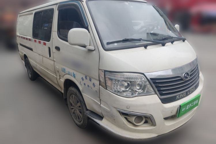 Used King Long Longyao 8 2022 Pure Electric Van Flat Roof 50.232 kWh Front Right 45 Deg