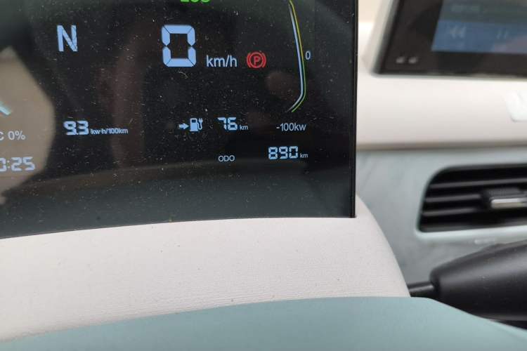 Used Know Beans Rainbow 2024 Colorful Cloud Edition Odometer Close Up