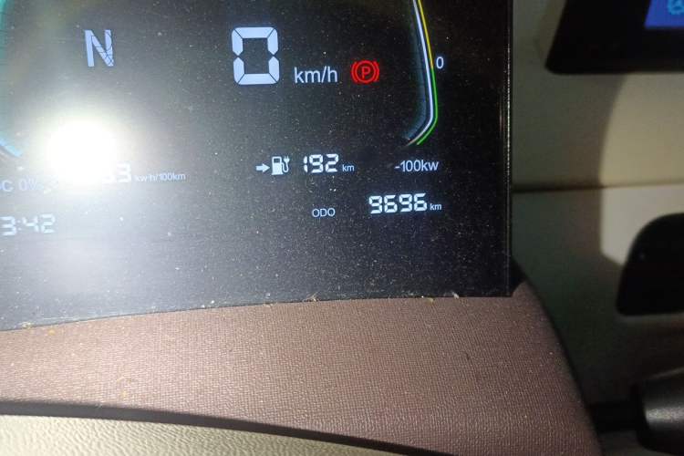 Used Know Beans Rainbow 2024 Colorful Cloud Edition Odometer Close Up