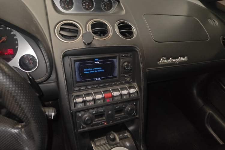 Used Lamborghini Gallardo 2010 LP 550-2 Standard Edition Audio And AC Panel