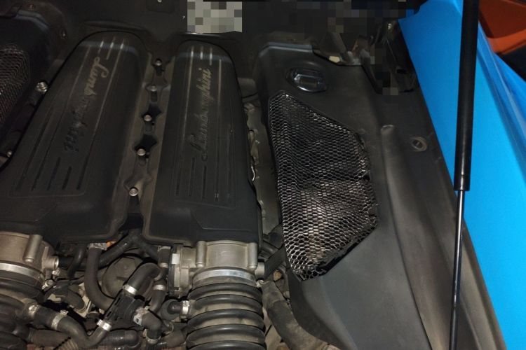 Used Lamborghini Gallardo 2011 LP 550-2 Tricolore Engine Bay Left