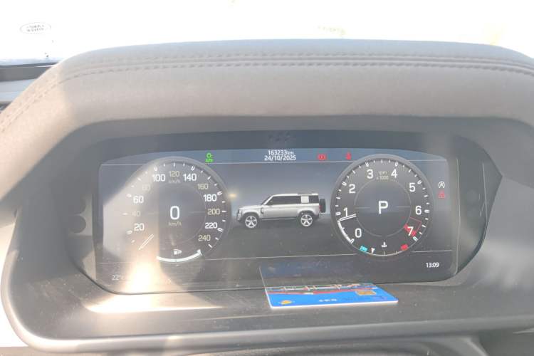 Used Land Rover Defender 2020 110 P400 SE Odometer Close Up
