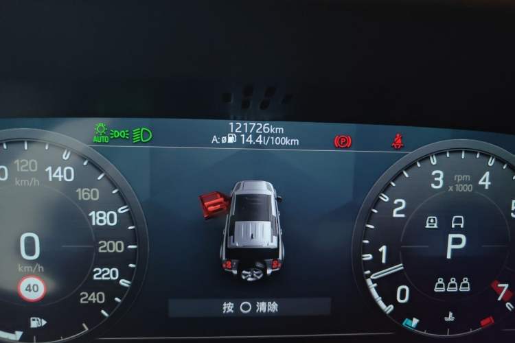 Used Land Rover Defender 2020 110 P400 X Odometer Close Up