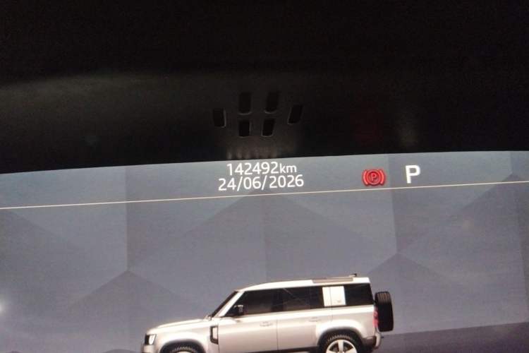 Used Land Rover Defender 2020 110 P400 Dark Special Edition Odometer Close Up