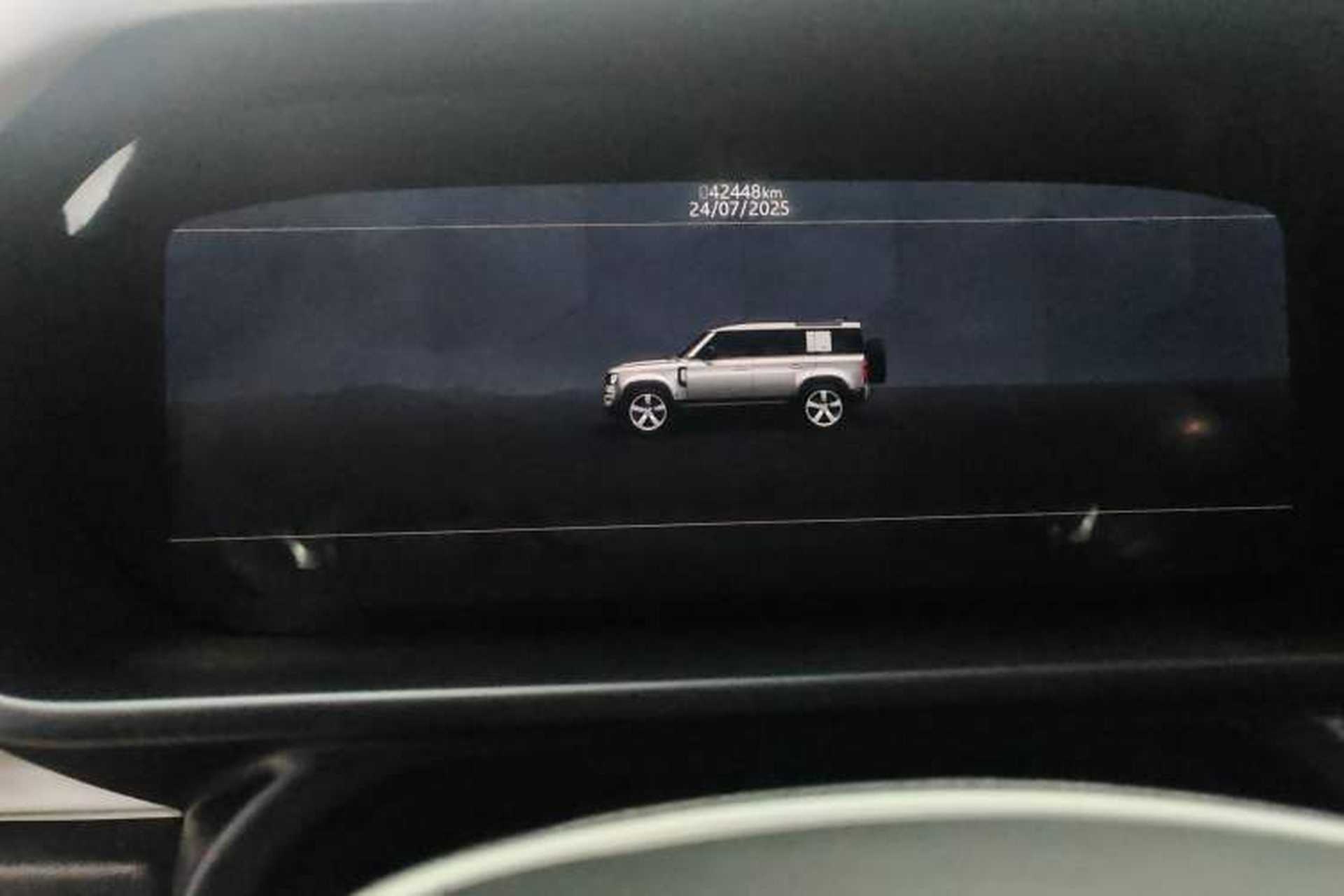 Used Land Rover Defender 2020 110 P400 HSE Odometer Close Up