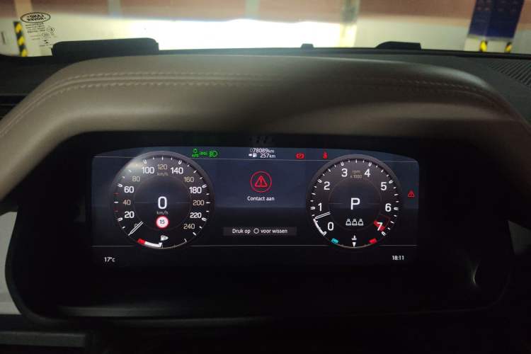 Used Land Rover Defender 2020 110 P400 HSE Odometer Close Up