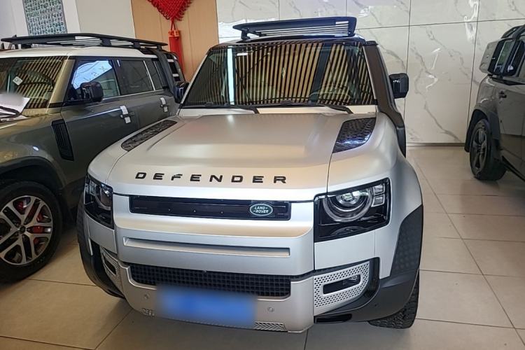 Used Land Rover Defender 2020 110 P400 First Edition Matte Silver Special Kit Version Front