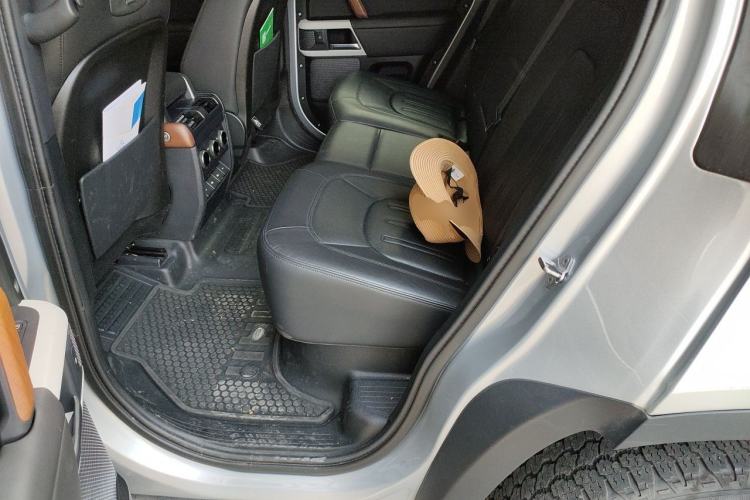 Used Land Rover Defender 2020 110 P400 First Edition Matte Silver Special Kit Version Left Rear Seat