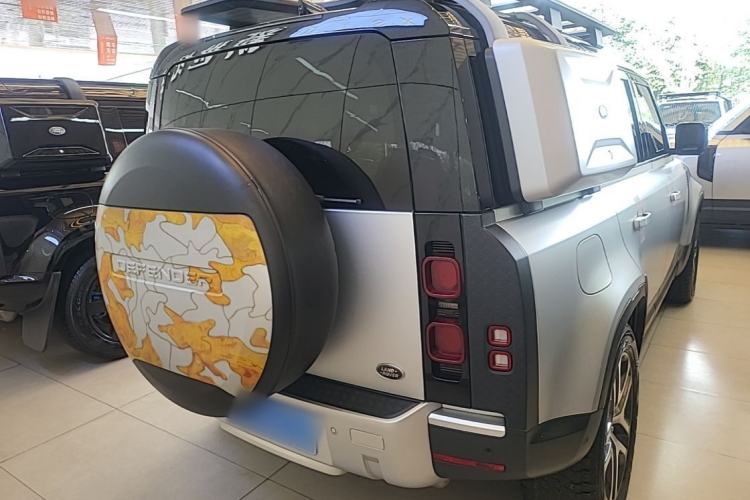 Used Land Rover Defender 2020 110 P400 First Edition Matte Silver Special Kit Version Rear