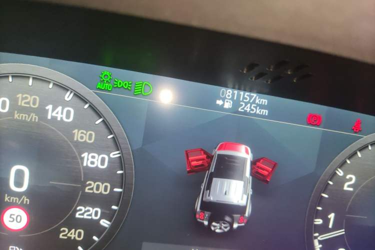 Used Land Rover Defender 2021 110 P400 X Odometer Close Up