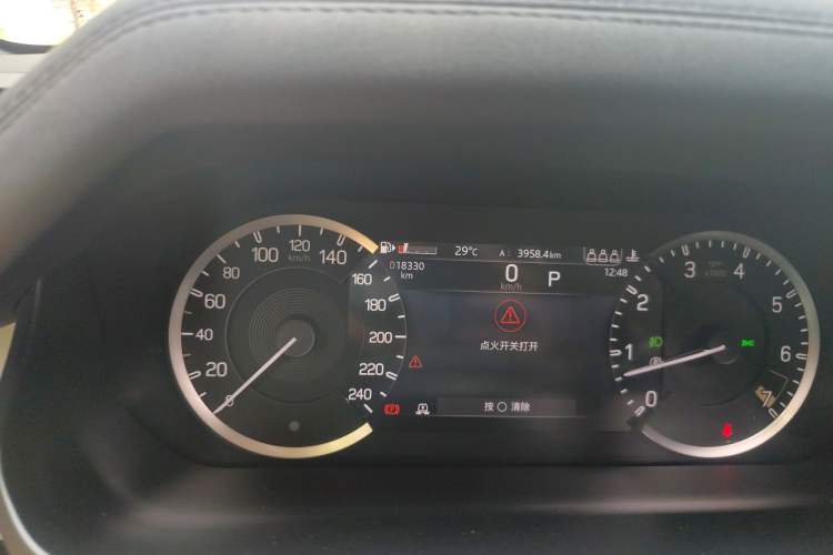Used Land Rover Defender  Odometer Close Up