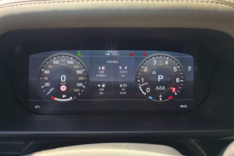 Used Land Rover Defender 2021 110 P400 X-DYNAMIC HSE Odometer Close Up