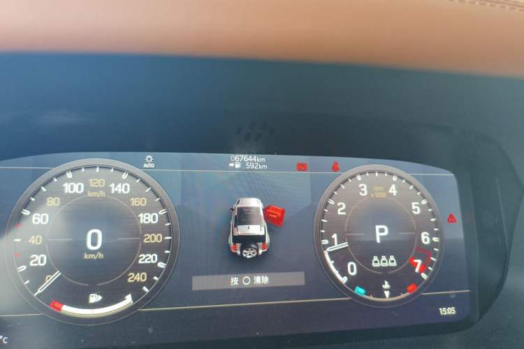 Used Land Rover Defender  Odometer Close Up