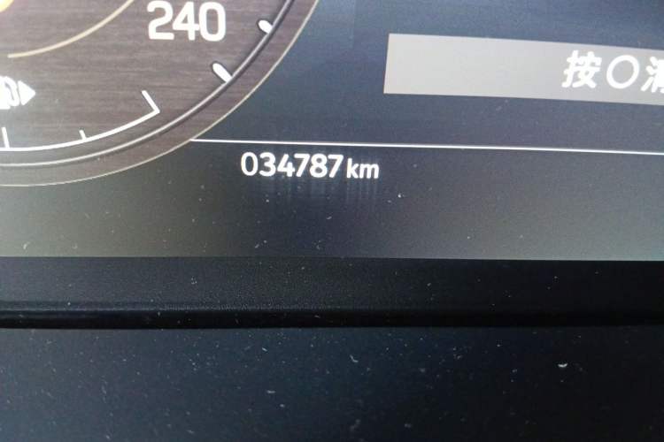 Used Land Rover Defender  Odometer Close Up