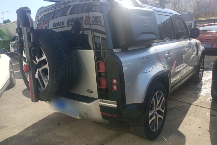 Used Land Rover Defender 2022 110 P400 Dark Edition Rear Right 45 Deg