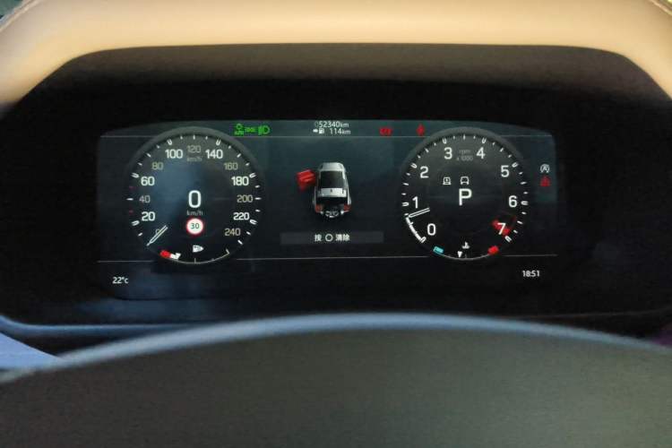 Used Land Rover Defender 2022 90 2.0T P300 Tiger-Power Ambition Edition Instrument Cluster