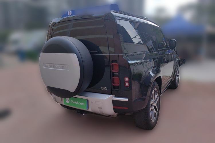 Used Land Rover Defender 2023 Revised Version 90 3.0T P400 Dark Edition Rear Right 45 Deg