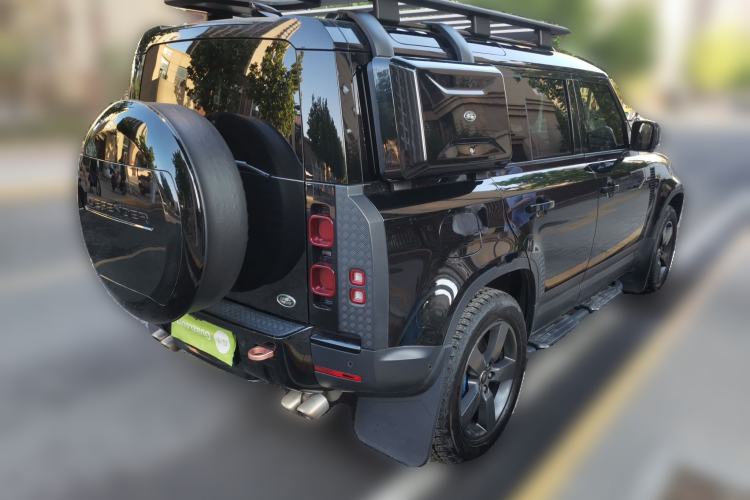 Used Land Rover Defender 2023 Facelift 110 3.0T P400 Dark Edition Rear Right 45 Deg