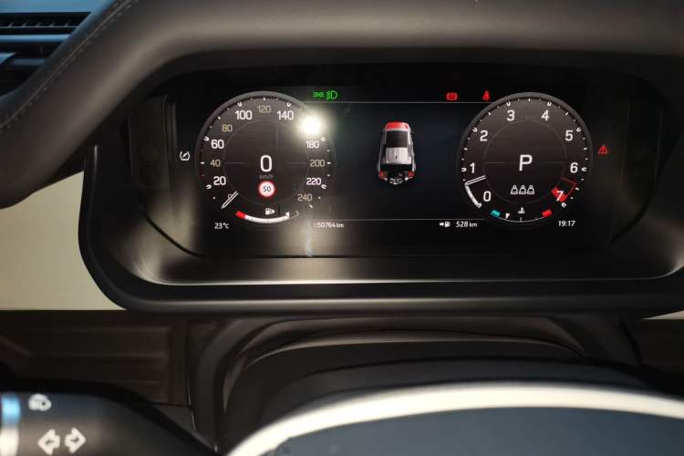 Used Land Rover Defender  Odometer Close Up