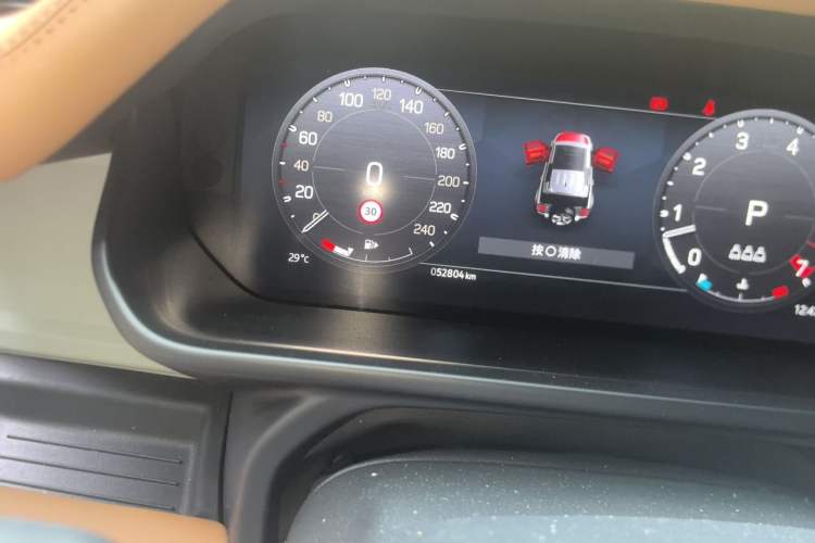 Used Land Rover Defender  Odometer Close Up