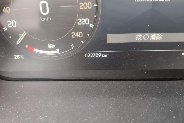 Used Land Rover Defender  Odometer Close Up