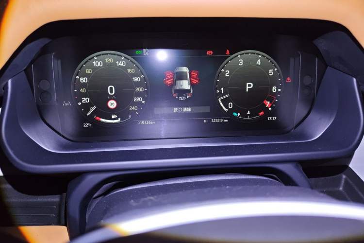 Used Land Rover Defender 2024 110 3.0T P400 Dark Edition Odometer Close Up