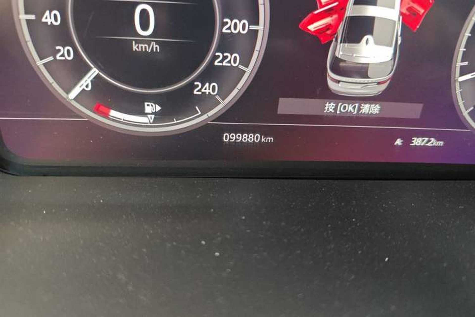 Used Land Rover Discovery 2018 3.0 SC V6 HSE Odometer Close Up