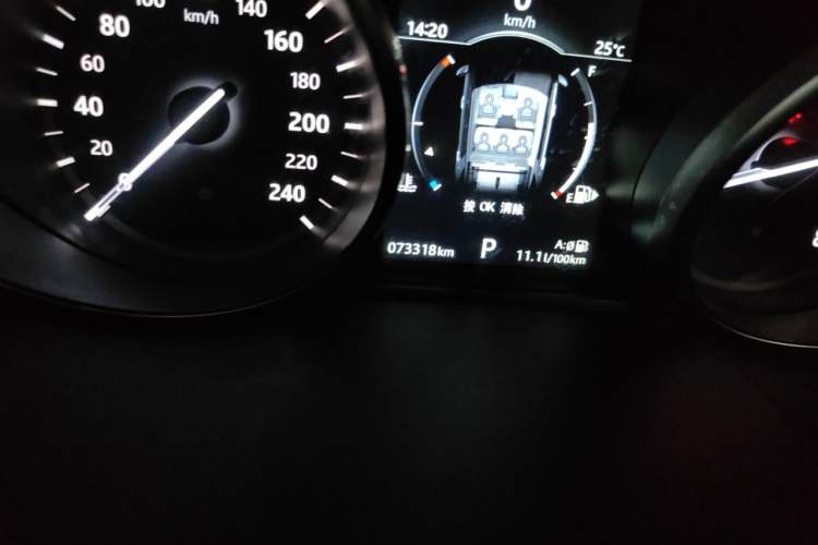 Used Land Rover Discovery Sport 2017 2.0T SE Odometer Close Up