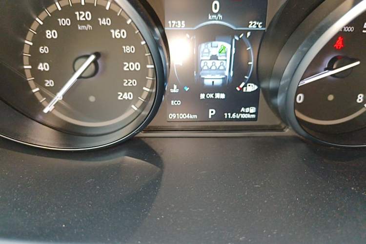 Used Land Rover Discovery Sport 2018 240 PS SE Version Odometer Close Up