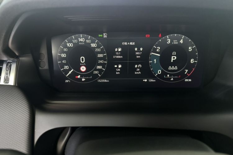 Used Land Rover Discovery Sport 2022 249 PS R-Dynamic S Performance Edition 5 Seats Odometer Close Up