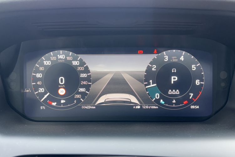 Used Land Rover Discovery Sport 2024 Performance Tech Edition Odometer Close Up