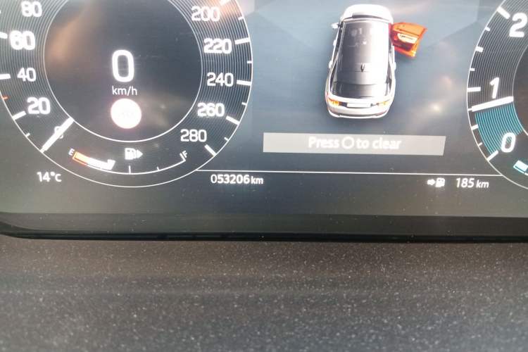 Used Land Rover Discovery Sport 2024 Performance Tech Edition Odometer Close Up