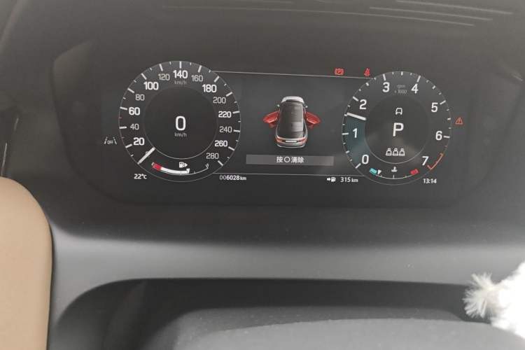 Used Land Rover Discovery Sport 2024 Performance Tech Edition Odometer Close Up