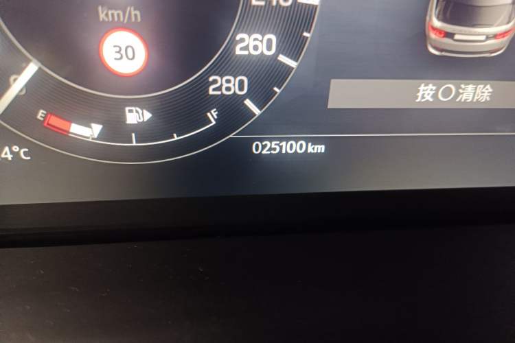 Used Land Rover Discovery Sport 2024 Performance Tech Edition Odometer Close Up