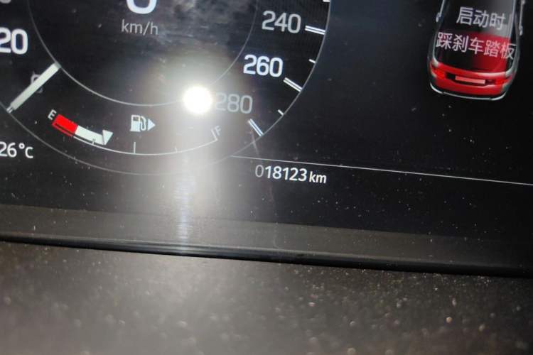 Used Land Rover Discovery Sport 2024 Performance Tech Edition Odometer Close Up