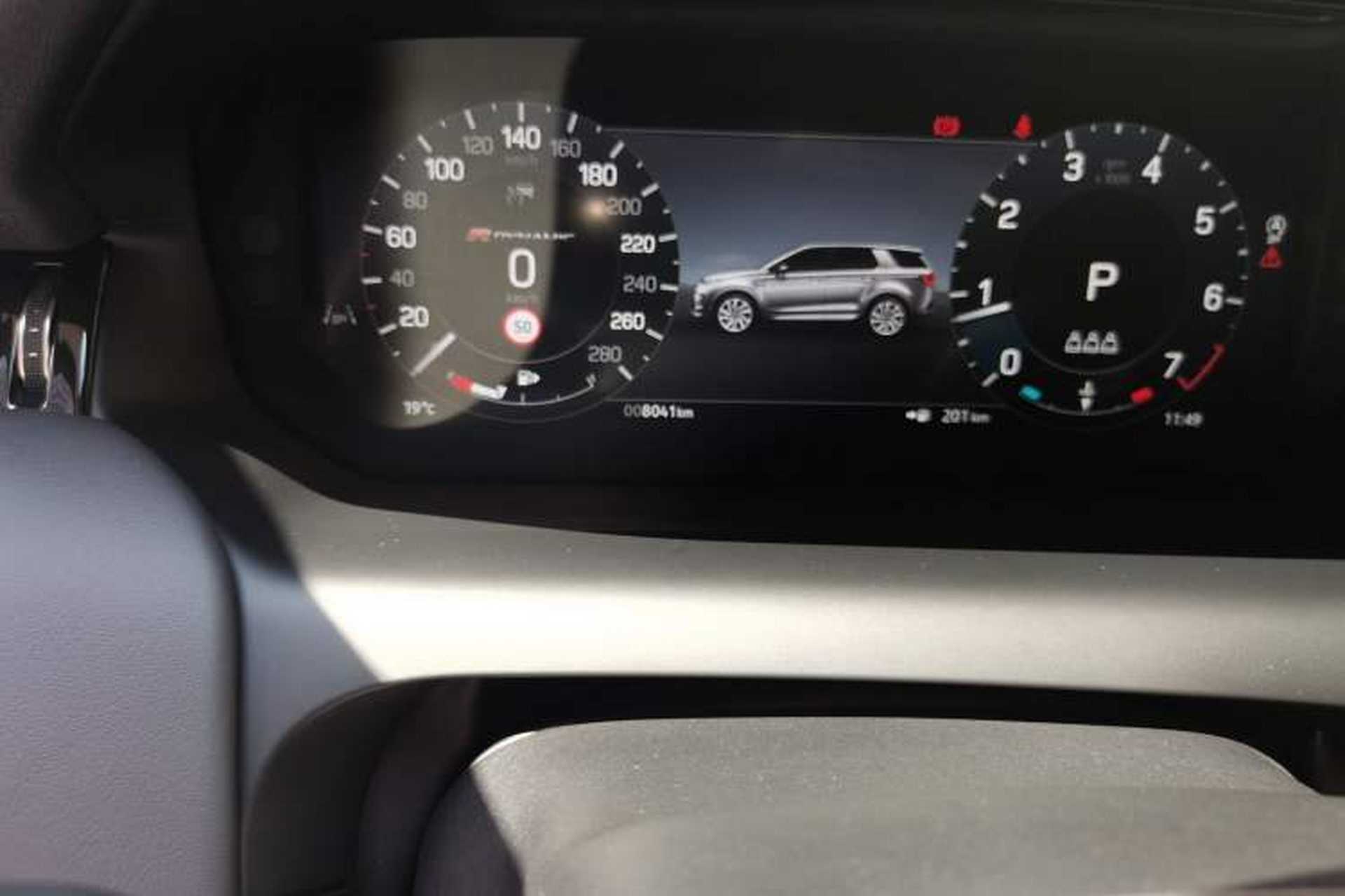 Used Land Rover Discovery Sport 2024 Luxury Custom Edition Odometer Close Up