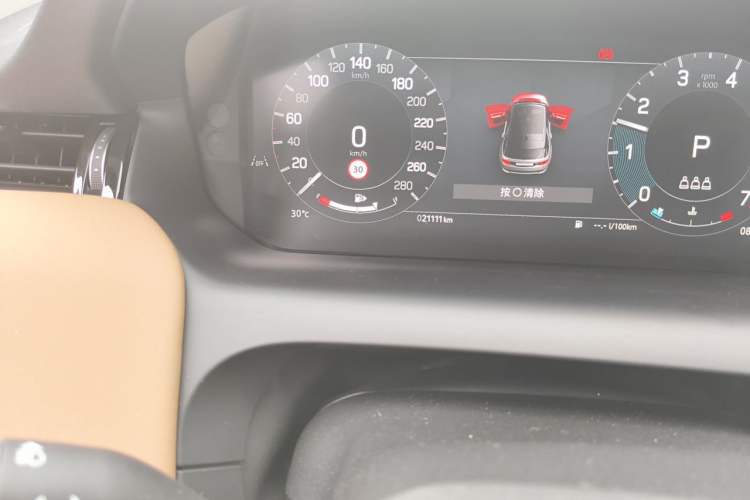 Used Land Rover Discovery Sport 2024 Performance Tech Edition Odometer Close Up