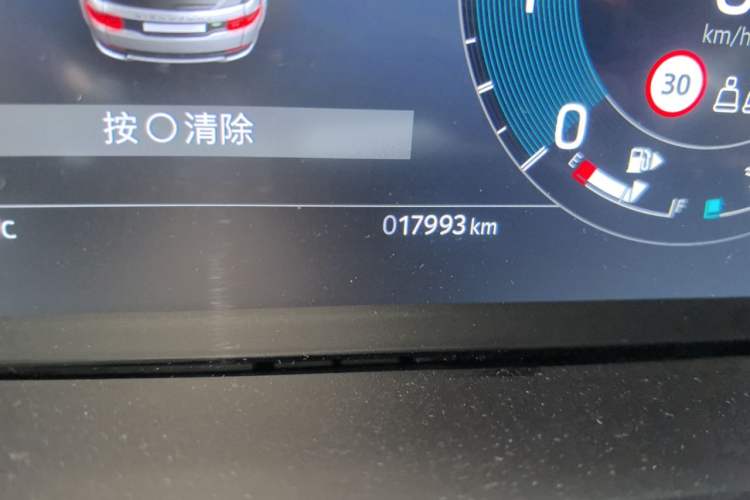 Used Land Rover Discovery Sport 2025 249 PS Performance Tech Edition Odometer Close Up