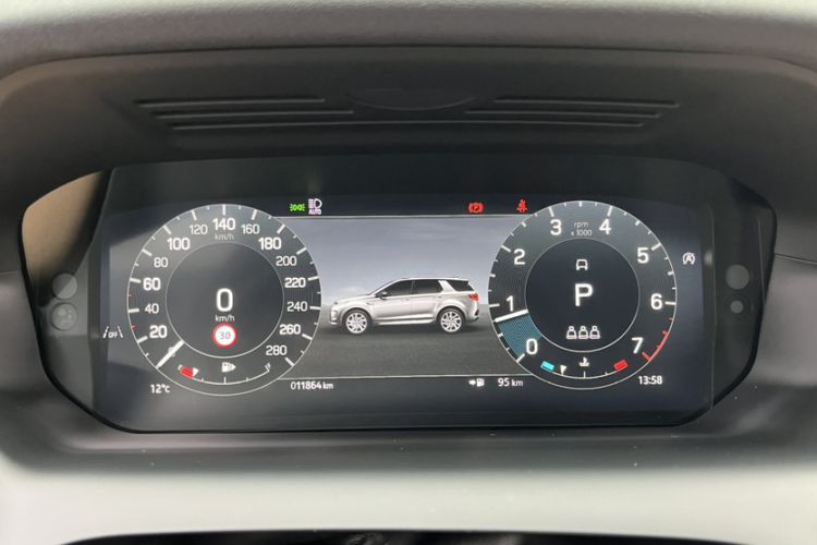 Used Land Rover Discovery Sport 2025 249 PS Performance Tech Edition Odometer Close Up