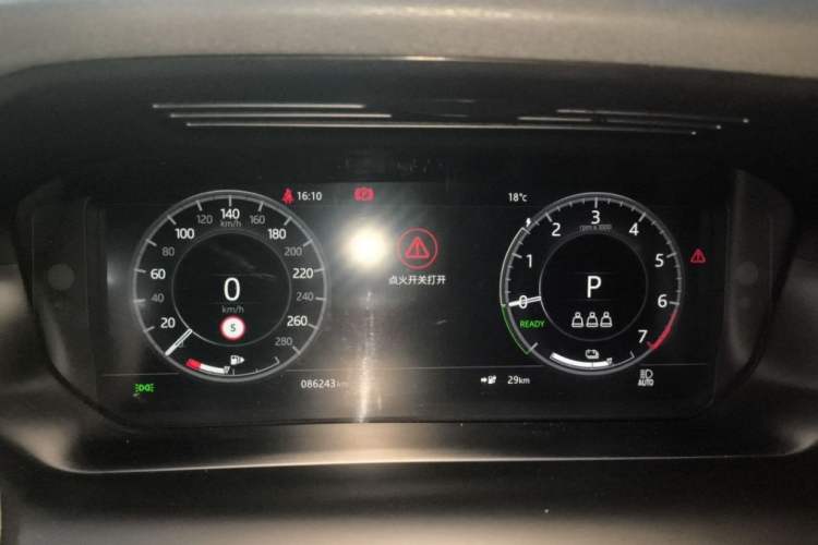 Used Land Rover Discovery Sport New Energy 2021 P300e Performance Tech Edition Odometer Close Up