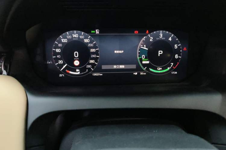Used Land Rover Discovery Sport New Energy 2024 1.5T P300e Plug-in Hybrid Electric Version Odometer Close Up