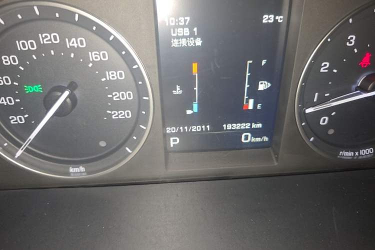 Used Land Rover Freelander 2 2013 2.0T Si4 SE Gasoline Edition Odometer Close Up